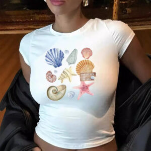 New Summer Womens Trendy Slim-fit T-shirt That Flatters Your